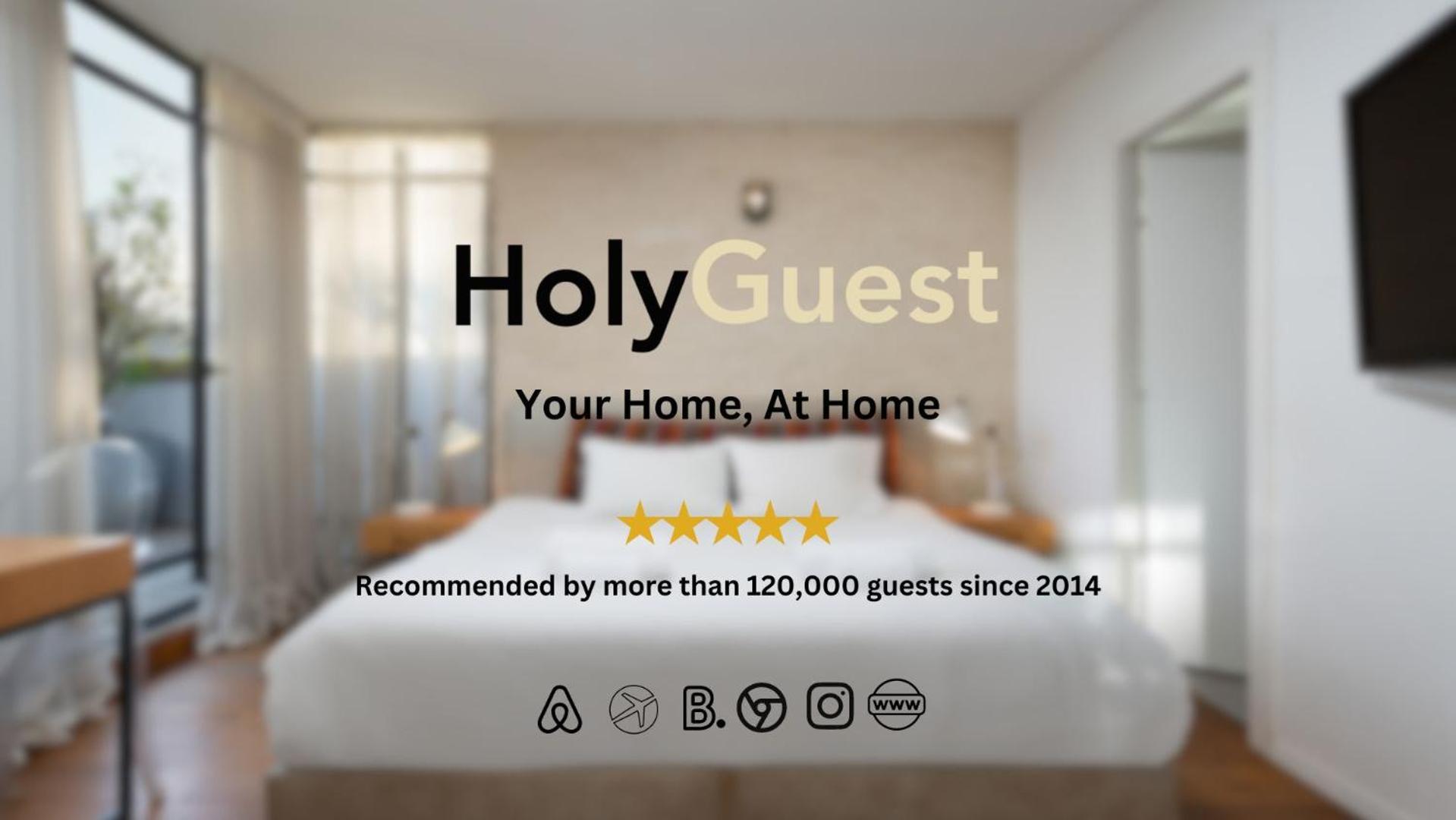 Sea View 2 Bedroom Near Shouk Hacarmel By Holyguest Tel Aviv Luaran gambar