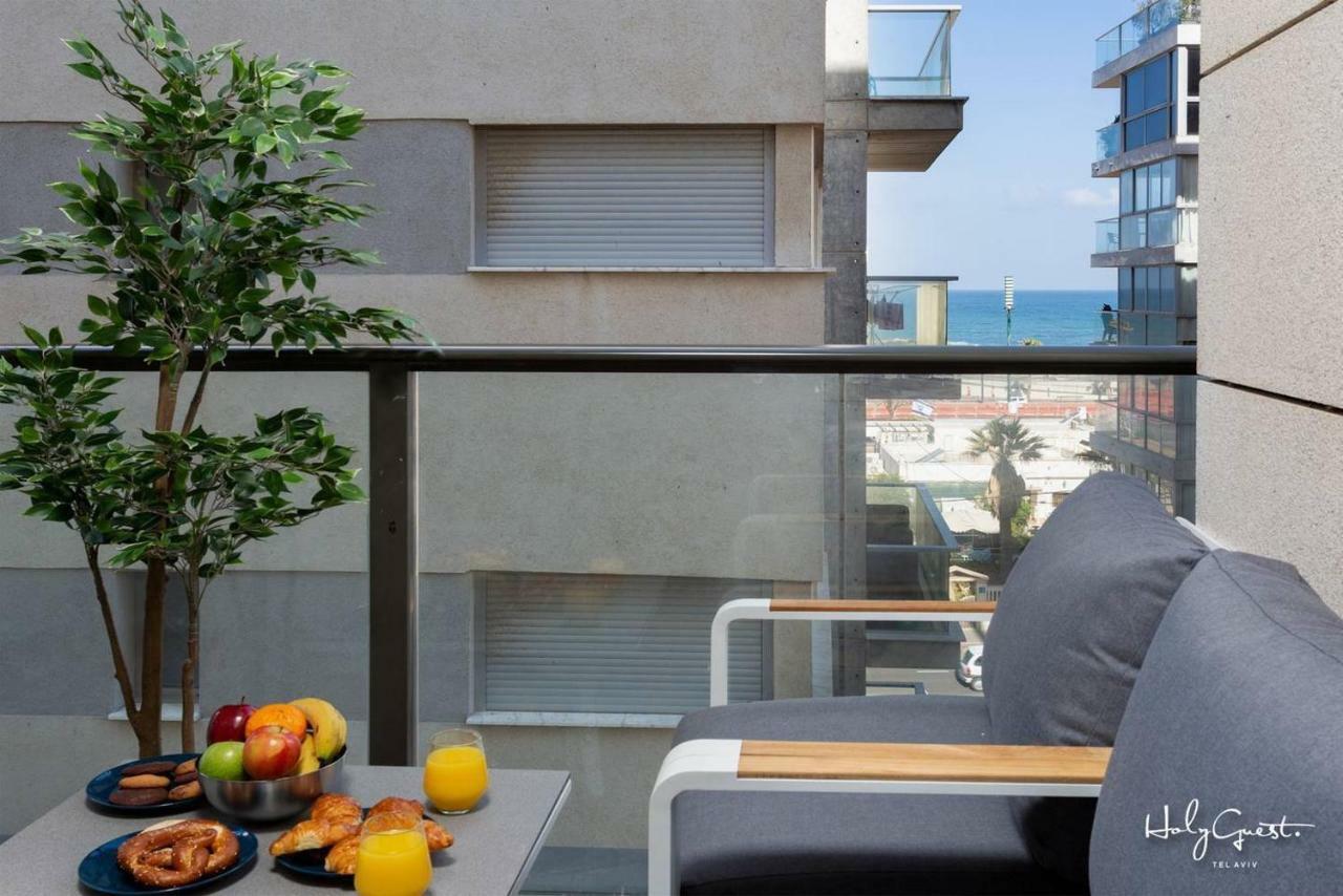 Sea View 2 Bedroom Near Shouk Hacarmel By Holyguest Tel Aviv Luaran gambar