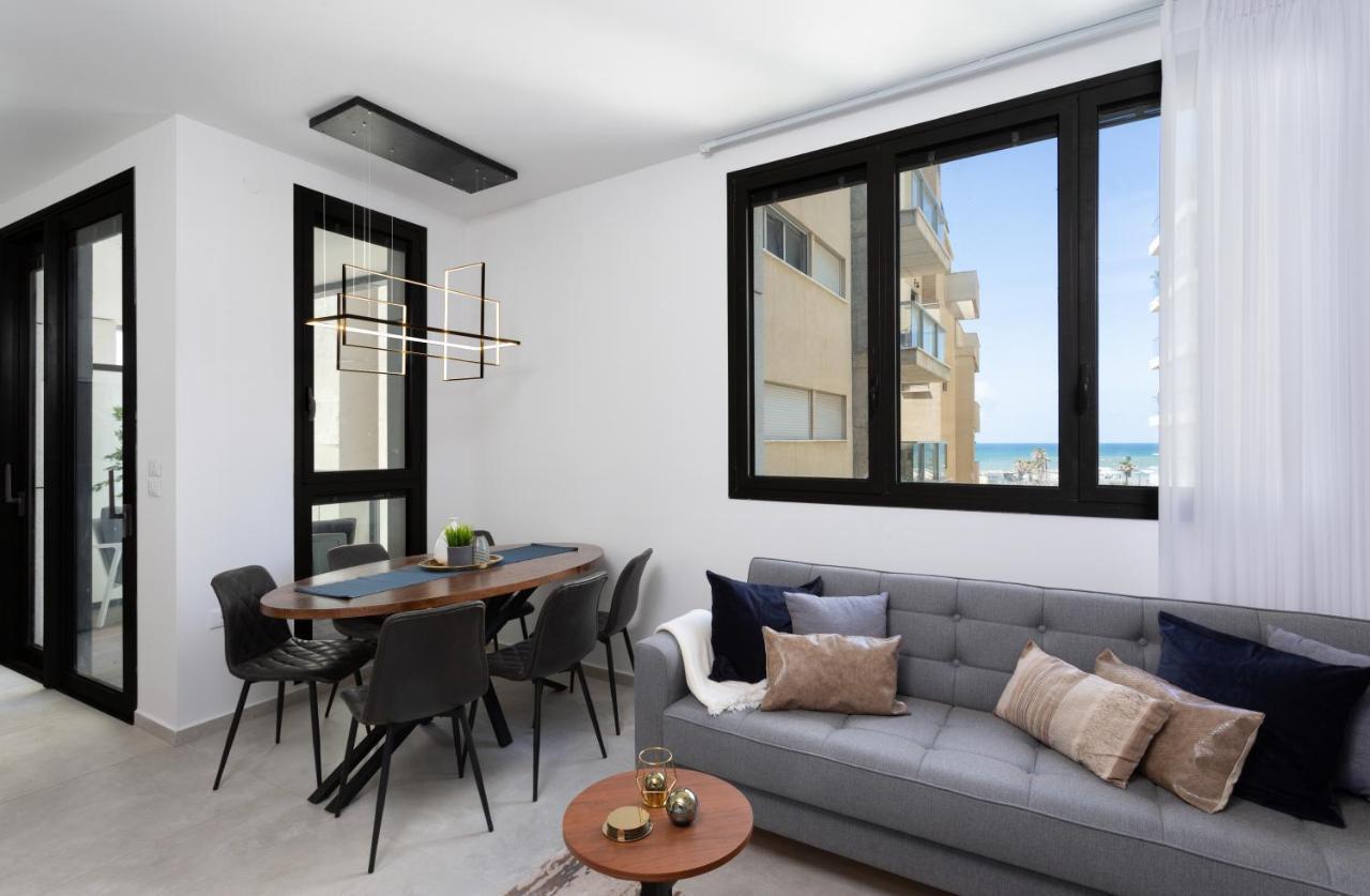 Sea View 2 Bedroom Near Shouk Hacarmel By Holyguest Tel Aviv Luaran gambar